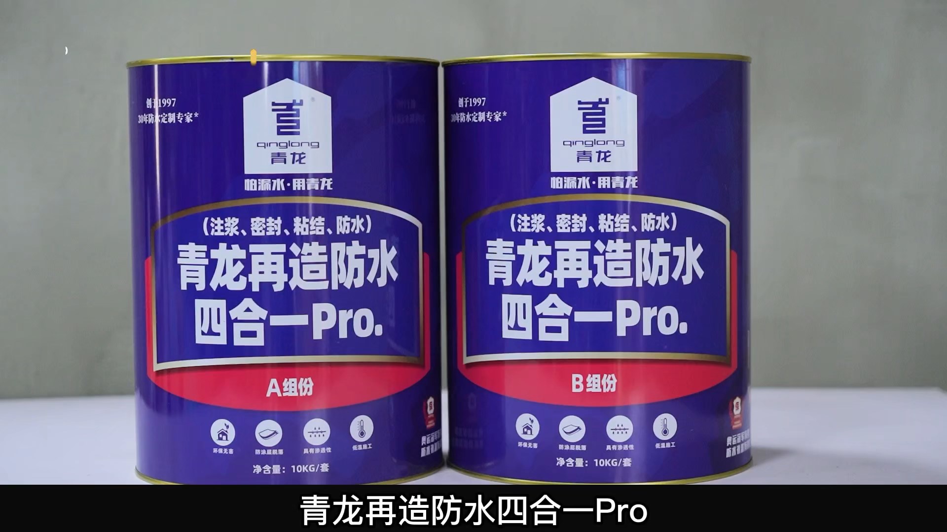 青龍再造防水四合一 Pro.(注漿、密封、粘結(jié) 、防水)